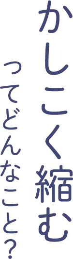 かしこく縮む ってどんなこと？